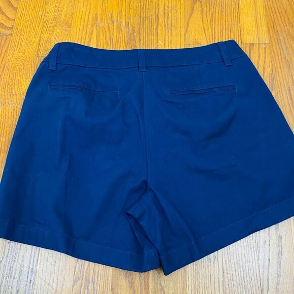 J. Crew Chino Shorts Womens Size 6 Navy Blue NWT Preppy Classic - Picture 5 of 5